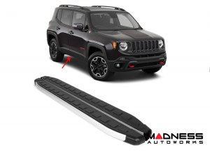 Jeep Renegade Side Steps - Dolunay Running Boards - Black 2015-2024